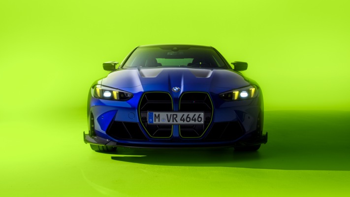 BMW M4 CS VR46 Edition Sport 2025. Desktop wallpaper