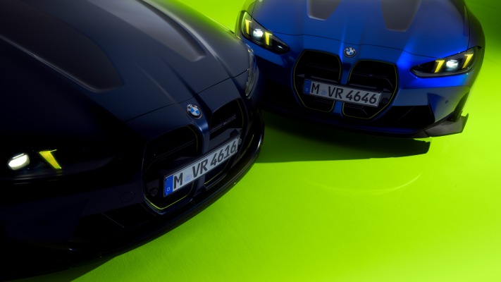 BMW M4 CS VR46 Edition Sport 2025. Desktop wallpaper