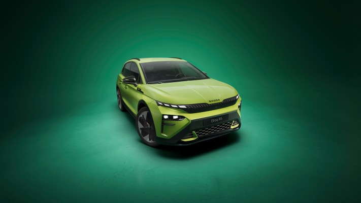 Skoda Elroq RS 2026. Desktop wallpaper