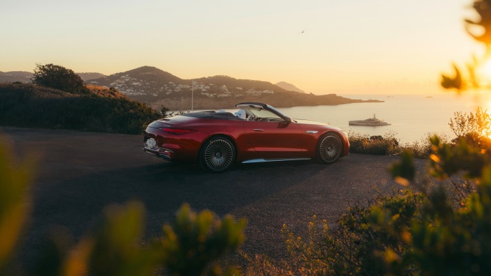 Mercedes-Maybach SL 680 Monogram 2025. Desktop wallpaper