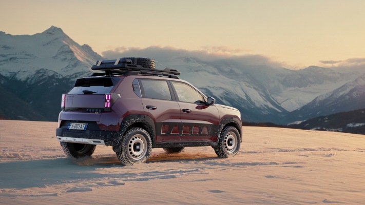 Fiat Grande Panda 4x4 Concept 2025. Desktop wallpaper