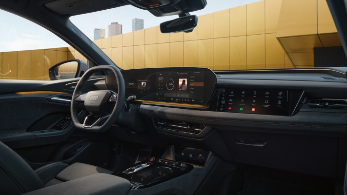 Audi SQ6 Sportback e-tron USA Version 2025. Desktop wallpaper