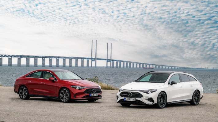 Mercedes-Benz CLA Shooting Brake 2026. Desktop wallpaper