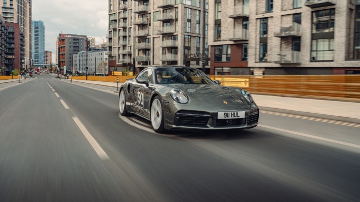 Porsche 911 Turbo 50 Years UK Version 2024. Desktop wallpaper