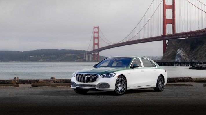 Mercedes-Maybach S 680 Edition Emerald Isle 2026. Desktop wallpaper