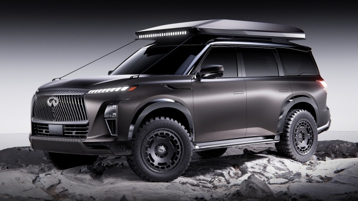 Infiniti QX80 Terrain Spec Concept 2025. Desktop wallpaper