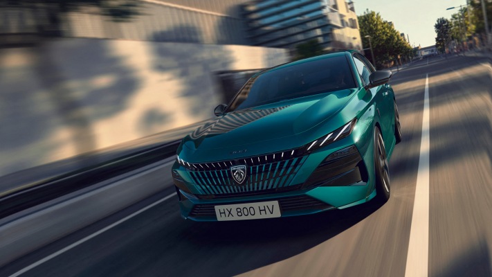 Peugeot e-308 GT 2026. Desktop wallpaper