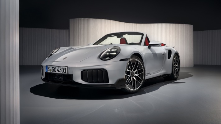 Porsche 911 Turbo S Cabriolet 2026. Desktop wallpaper