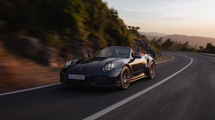 Porsche 911 Turbo S Cabriolet 2026. Desktop wallpaper