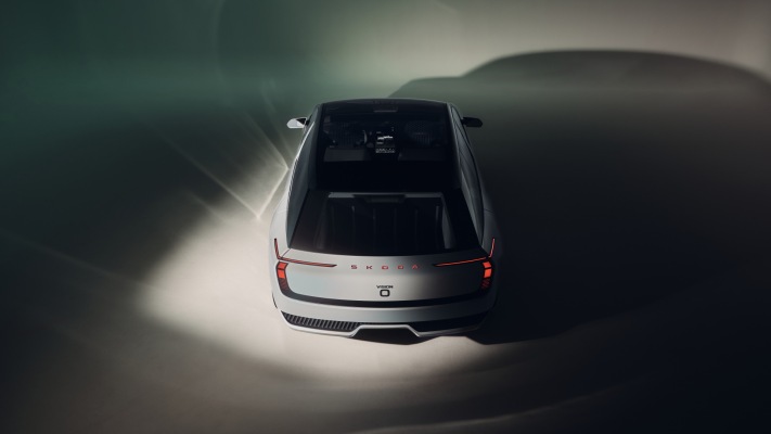 Skoda VisionO Concept 2025. Desktop wallpaper