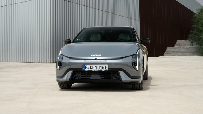 Kia EV4 Fastback GT-Line 2026. Desktop wallpaper