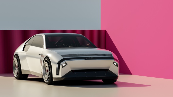 Skoda 110 R Coupé Concept 2025. Desktop wallpaper