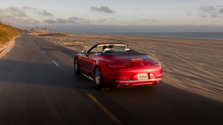 Mercedes-Maybach SL 680 Monogram USA Version 2026. Desktop wallpaper