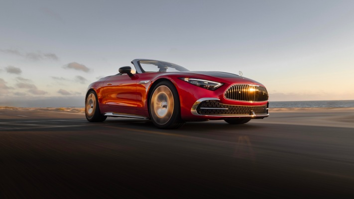 Mercedes-Maybach SL 680 Monogram USA Version 2026. Desktop wallpaper