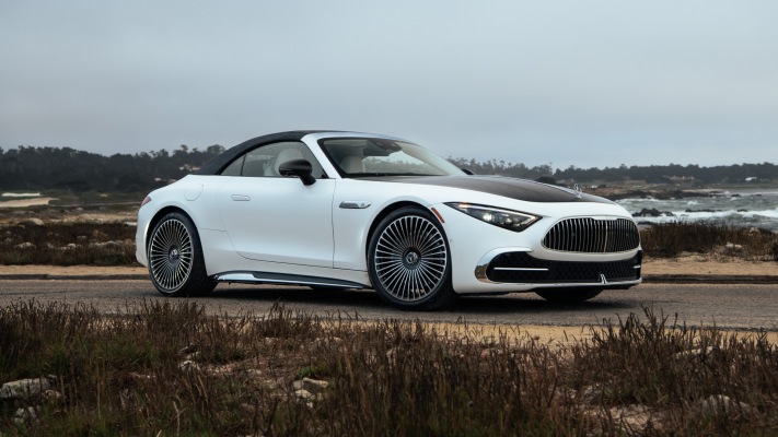 Mercedes-Maybach SL 680 Monogram USA Version 2026. Desktop wallpaper