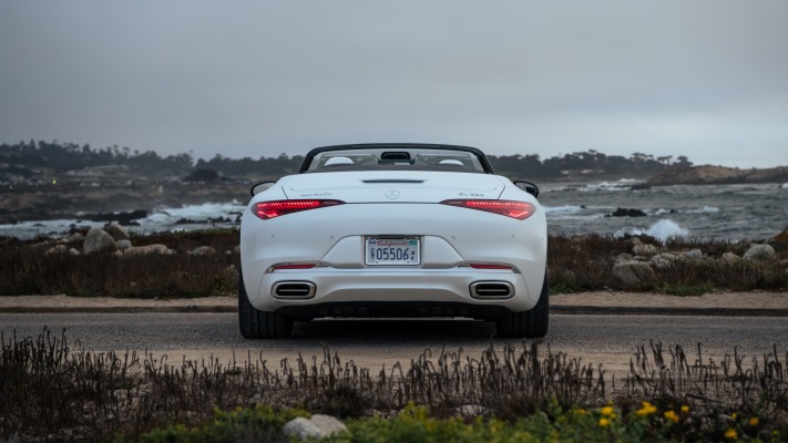 Mercedes-Maybach SL 680 Monogram USA Version 2026. Desktop wallpaper