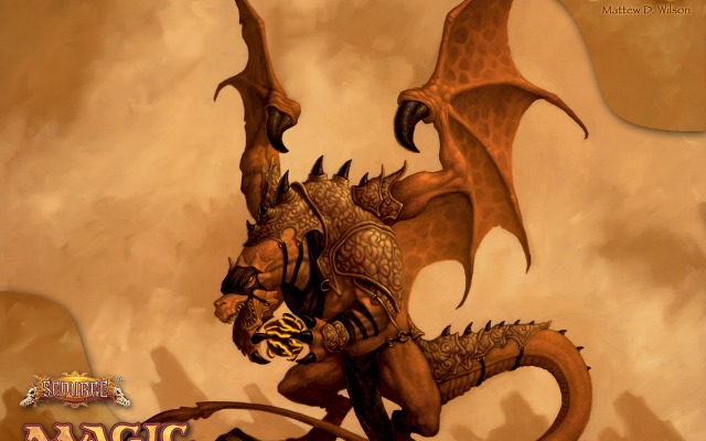 Scourge - Dragon Mage. Desktop wallpaper