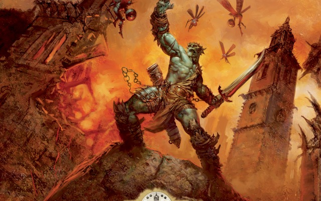 Ravnica: City of Guilds - Hunted Troll. Desktop wallpaper