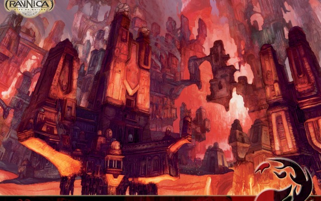 Ravnica: City of Guilds - Mountain. Desktop wallpaper