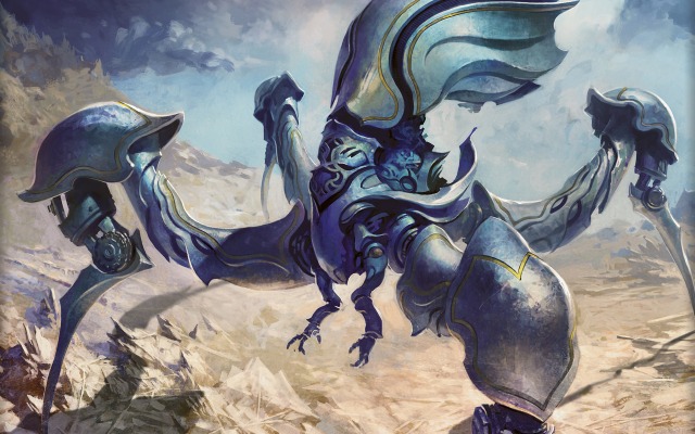 Scars of Mirrodin - Memnite. Desktop wallpaper