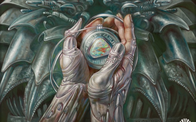 Scars of Mirrodin - Mox Opal. Desktop wallpaper
