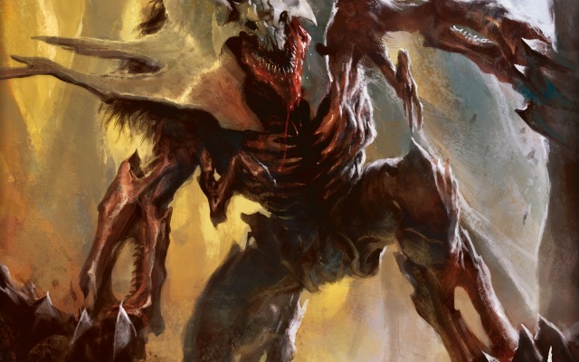 New Phyrexia - Vorinclex, Voice of Hunger. Desktop wallpaper