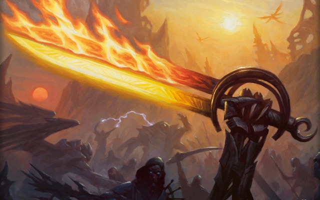 New Phyrexia - Sword of War and Peace. Desktop wallpaper