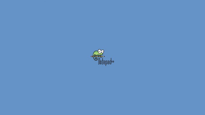 Notepad++. Desktop wallpaper