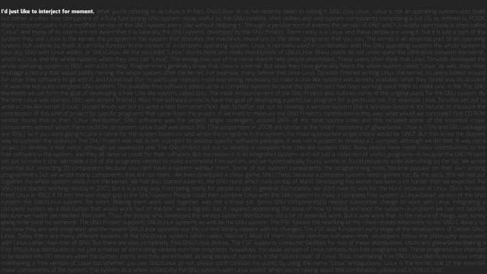 GNU. Desktop wallpaper