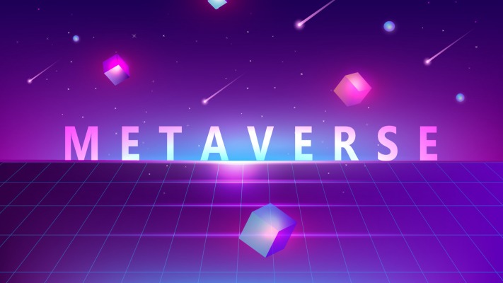 Metaverse. Desktop wallpaper
