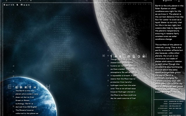 Space. Desktop wallpaper