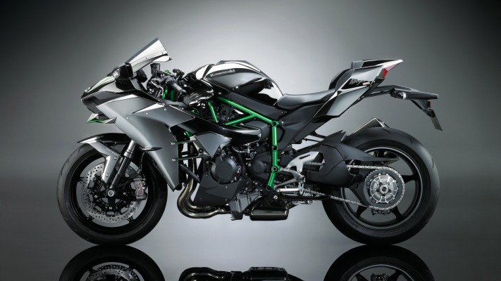 Kawasaki Ninja H2. Desktop wallpaper