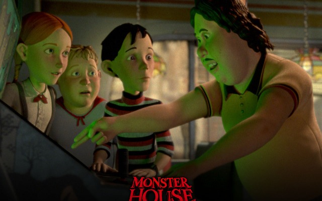 Monster House. Desktop wallpaper