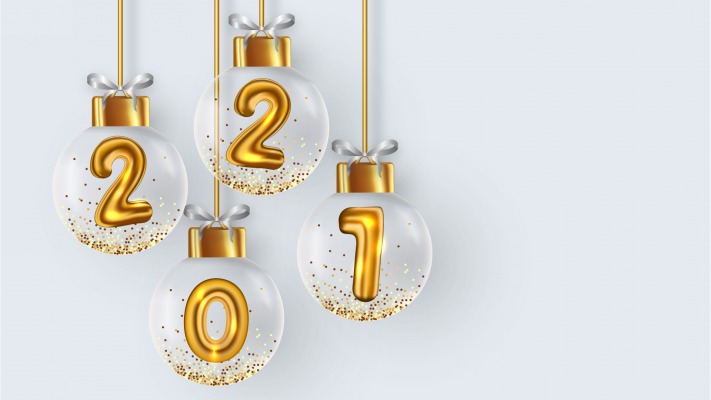 New Year 2021. Desktop wallpaper