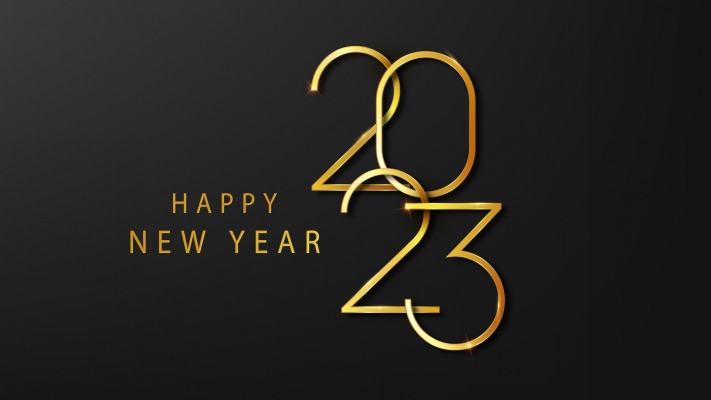 New Year 2023. Desktop wallpaper