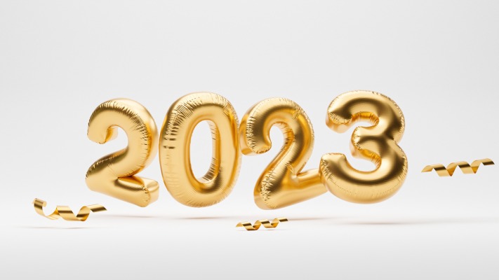 New Year 2023. Desktop wallpaper