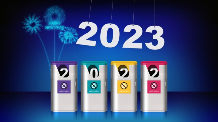 New Year 2023. Desktop wallpaper