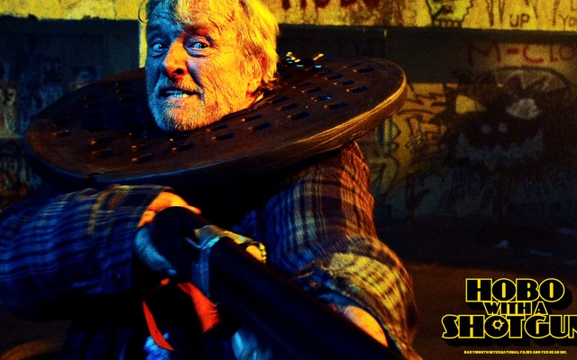 Hobo with a Shotgun. Desktop wallpaper