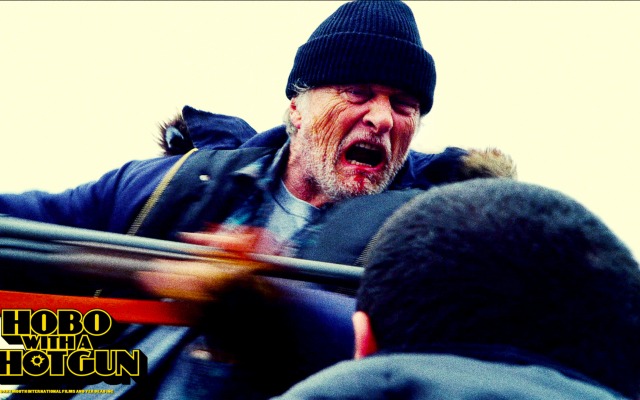Hobo with a Shotgun. Desktop wallpaper