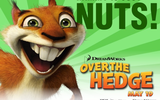 Over the Hedge. Desktop wallpaper