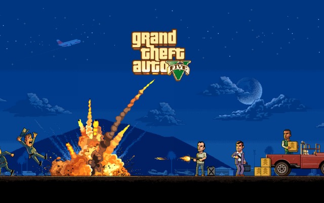 Grand Theft Auto 5. Desktop wallpaper