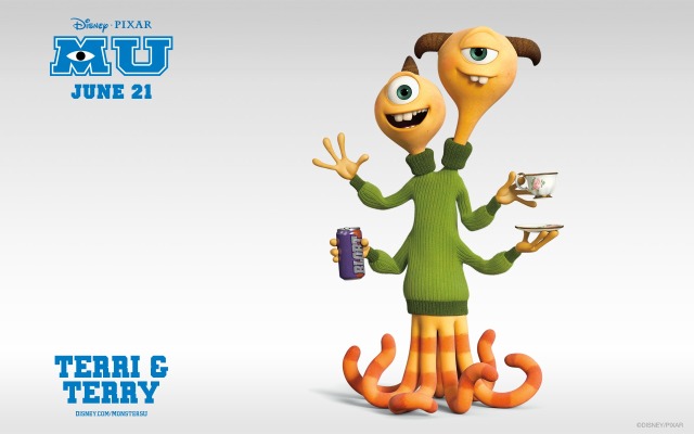 Monsters University. Desktop wallpaper