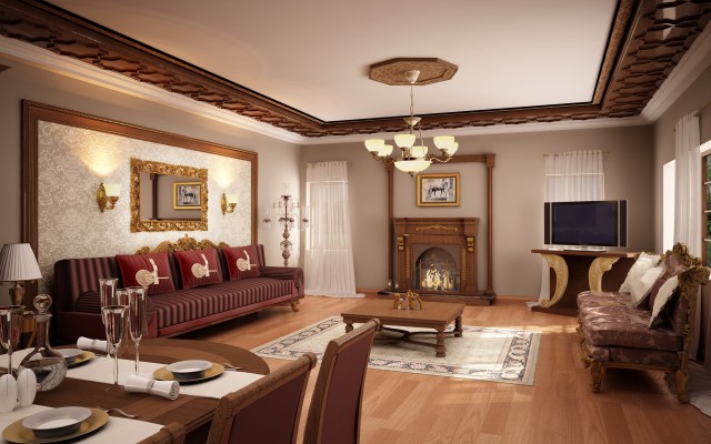 Interior. Desktop wallpaper