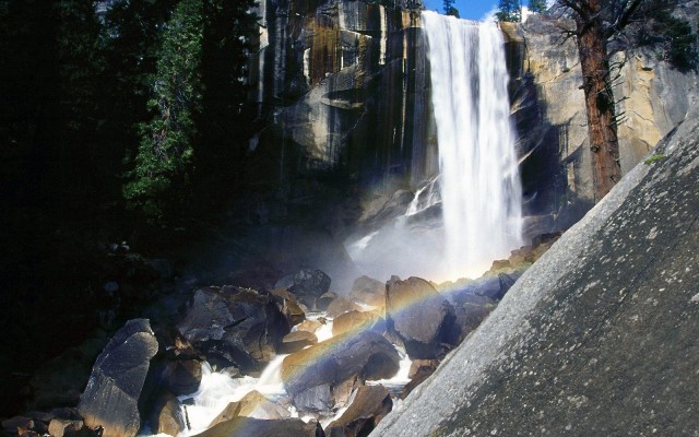 Waterfalls. Desktop wallpaper