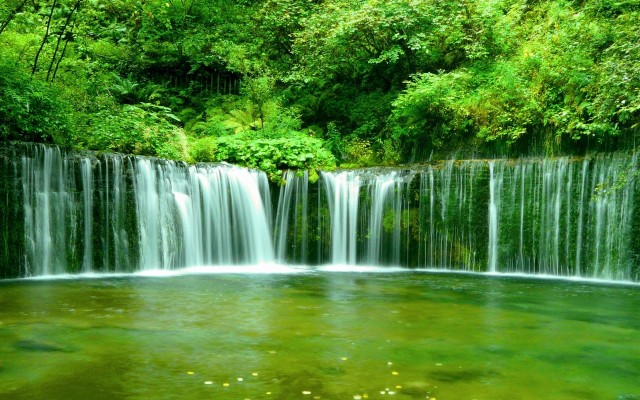 Waterfalls. Desktop wallpaper