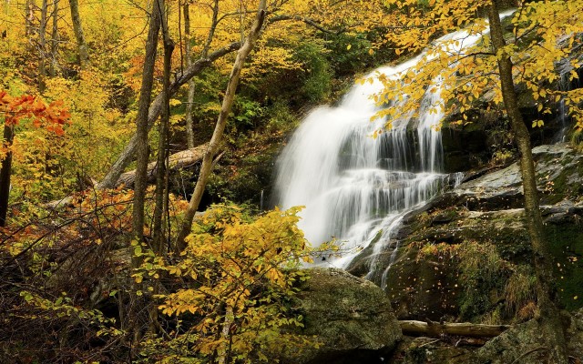 Waterfalls. Desktop wallpaper