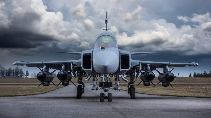 Saab JAS 39 Gripen. Desktop wallpaper