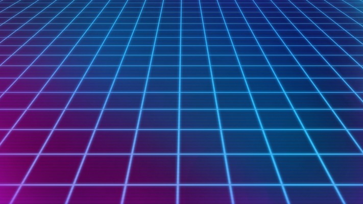 Retrowave. Desktop wallpaper