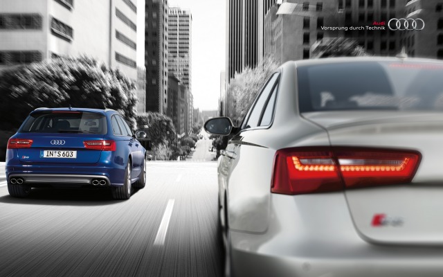 Audi S6 2013. Desktop wallpaper