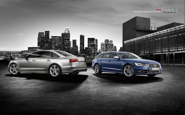 Audi S6 2013. Desktop wallpaper